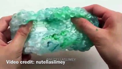 Satisfying Slime ASMR - Coloring Slime Compilation