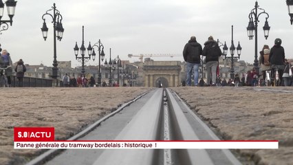 Historique : la panne générale du tramway bordelais