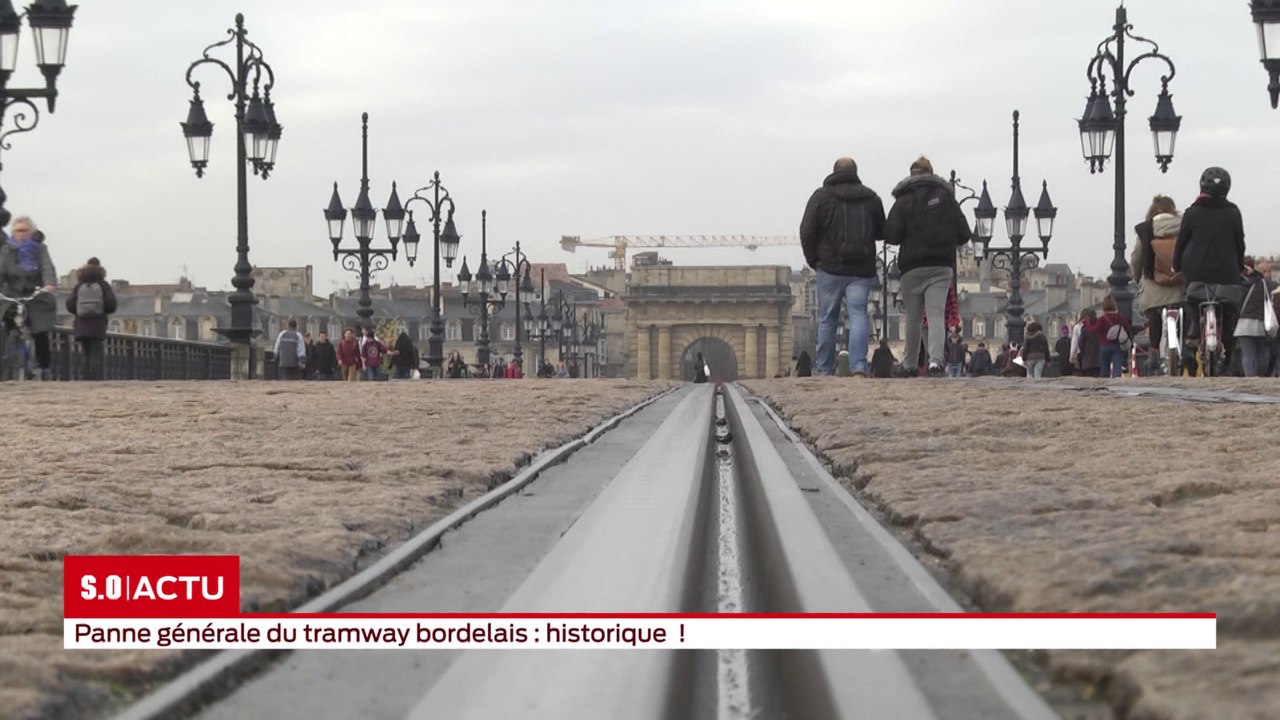 Historique : la panne générale du tramway bordelais