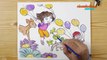 1, 2, 3… Coloriage ! | Dora l'Exploratrice | Babouche et ballons | NICKELODEON JUNIOR