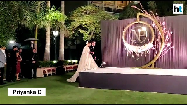 Watch: Priyanka Chopra, Nick Jonas host wedding reception in Delhi