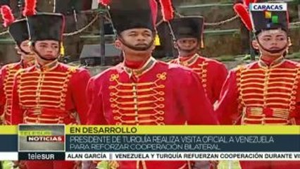 Presidente de Turquía realiza visita oficial a Venezuela