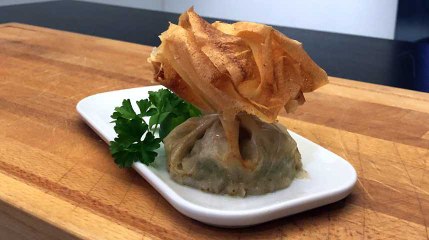 Recette : Aumônières de Saint-Jacques aux herbes