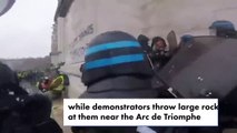 Bodycam Footage of France's Yellow Vest Protests and Paris Riots -