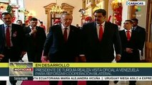 teleSUR Noticias: Presidente Maduro recibe a su homólogo turco