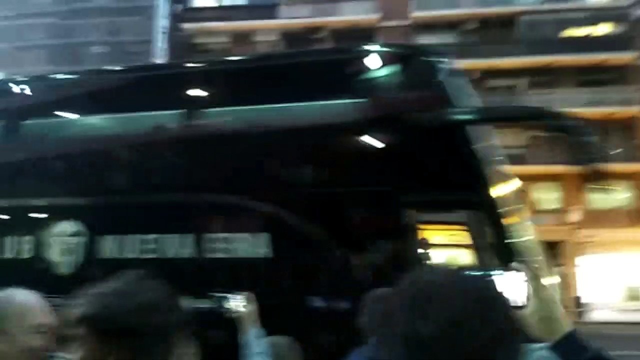 Valencia-Ebro: Llegada del Valencia a Mestalla