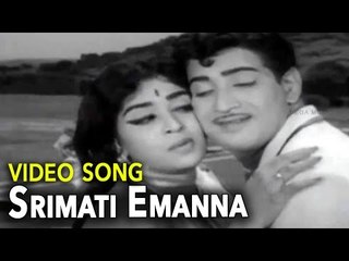 Super Star Krishna & Vijaya Nirmala "Srimati Emanna Srivaru Tandanatana" Video Song || Akka Chellelu