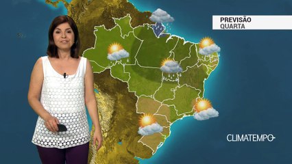 Previsão Brasil – Ar seco pelo centro-sul do BR