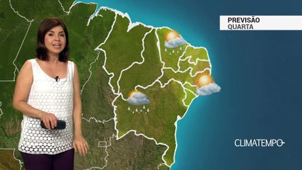 Previsão Nordeste – Alerta para mais chuva forte