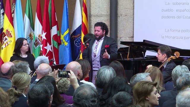 Políticos acuden al homenaje a la Constitución en Madrid