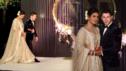 Priyanka Chopra & Nick Jonas's GRAND ENTRY VIDEO at Delhi Reception Venue; Watch Video |FilmiBeat