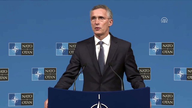 NATO Dışişleri Bakanları Toplantısı - NATO Genel Sekreteri Stoltenberg - BRÜKSEL