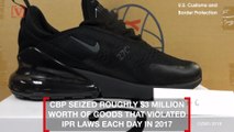 9,000 Pairs of Counterfeit Nike Sneakers Seized at the Port of New York/Newark
