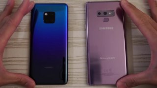 Huawei Mate 20 Pro vs Samsung Note 9 - Speed Test_