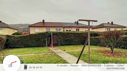 A vendre - Maison - GREVENMACHER - 5 pièces - 120m²