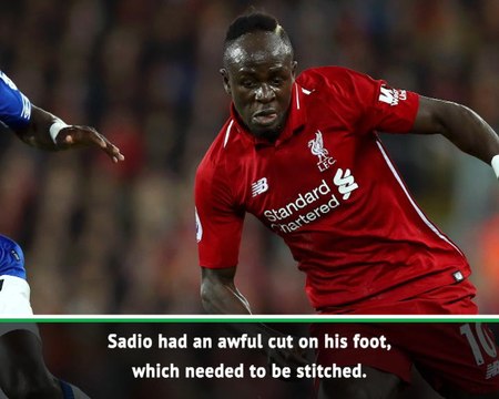 Injured Mane can't play in 'flip flops' - Klopp