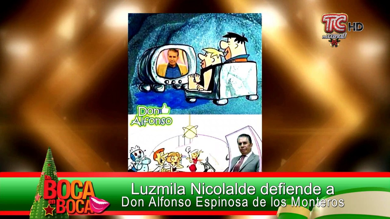Luzmila Nicolalde defiende a Don Alfonso Espinosa de los Monteros