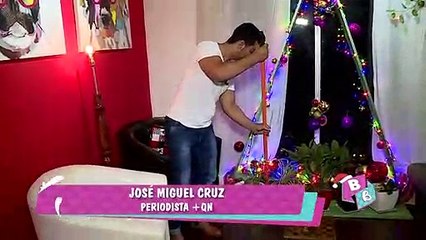 JM le hizo un regalo a su compañero Esteban