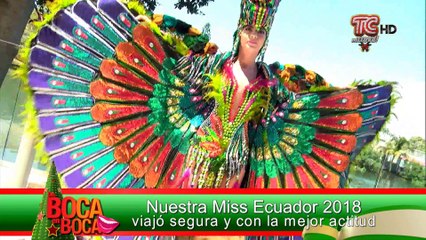 Virginia Limongi Silva, ya se encuentra en Tailandia para participar en el Miss Universo 2018