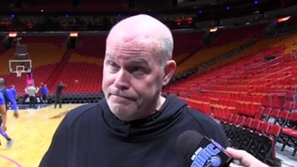Heat Pregame: Steve Clifford