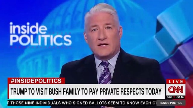 CNN Panelists Surprised Trump Behaved Perfectly For Bush's Service: 'Shouldn't Be News But It Is'