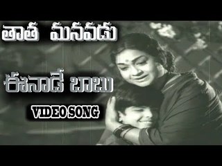 Tata Manavadu Songs - Eenade Babu - S V Ranga Rao - Anjali Devi