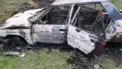 Malkara'da otomobil küle dönmüş halde bulundu