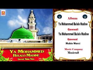 Ya Mohammed BulaLo Madine  || Qawwal : Mubin Warsi || Audi Qawwali || Musicraft