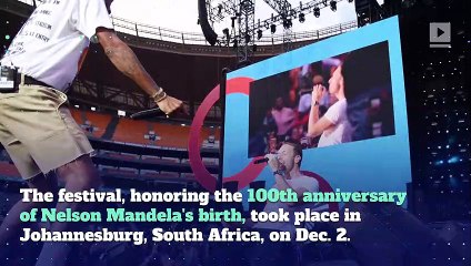 Beyoncé, Jay-Z and More Honor Nelson Mandela at Global Citizen Festival
