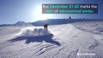 What's the difference between astronomical and meteorological winter?