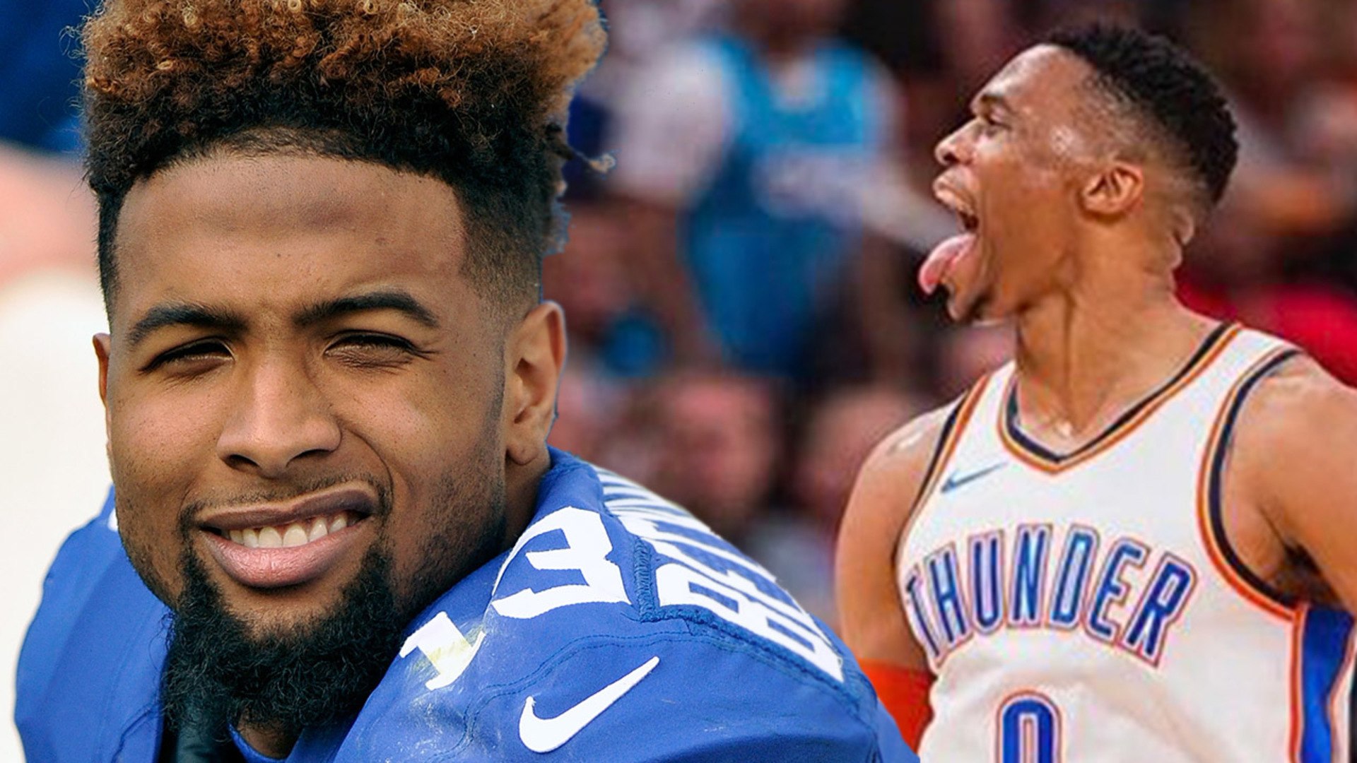 Odell Beckham Jr Asks Ig If He Should Lock Up Russell Westbrook Video Dailymotion