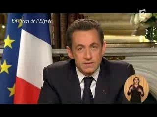 Voeux du Président Nicolas Sarkozy pour 2008