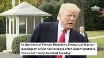 After French Protests, Trump Asserts Macron Agrees With Him Paris Agreement Is 'Fatally Flawed'