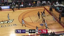 J.P. Macura with one of the day's best assists