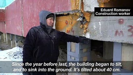 The Siberian city crumbling due to climate change