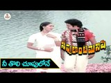 Nippulanti Manishi Telugu Movie Songs | Nee Tholi Choopulone Video Song | Balakrishna, Radha | Vega