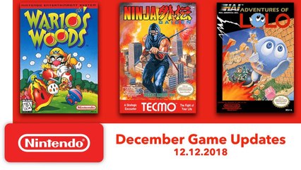 Nintendo Switch Online - Les jeux de décembre 2018 sur NES