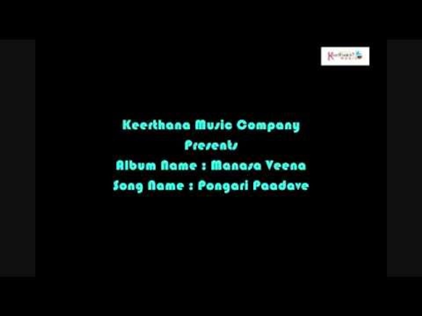 Pongari Paadave - Manasa Veena - G.V.Prabhakar - video Dailymotion