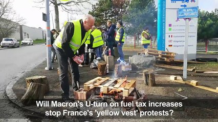 What do the "yellow vests" think of Macron's U-turn?
