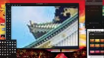 空島の戦 Takeda castle in Japan Pixelmator-works