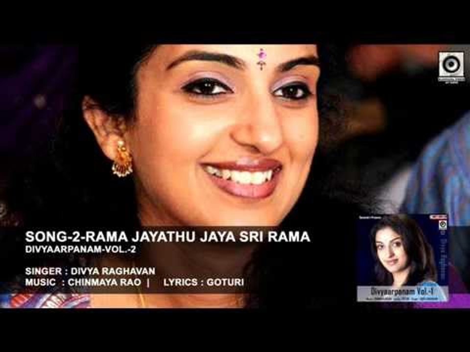 SONG-2- DIVYAARPANAM-VOL.-2 || Singer : Divya Raghavan || Music ...