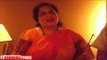Playback Singer Anuradha Paudwal wishing the CHINMAYA RAO'S AGAMYA movie song after recording over