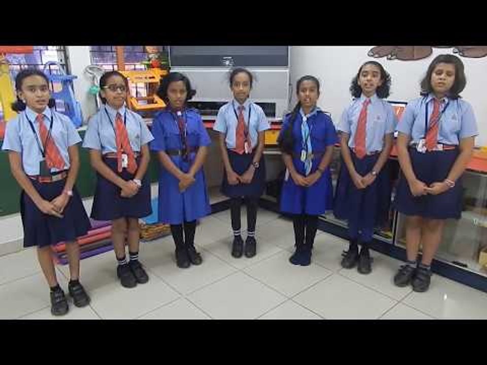 Alpine Public School Students Singing Kannada Mother Song Taaye Ninna Preetiya Baagina