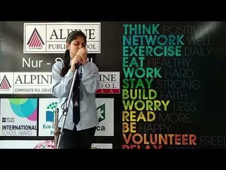 Alpine Public School Student Suhaani Singing a Japanese Song