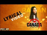 New Punjabi Songs 2015 | Canada | R Deep Raman | Lyrical Video | Latest New Punjabi Songs 2015