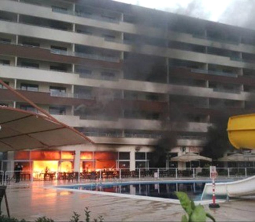Hatay'da Termal Otelde Yangın