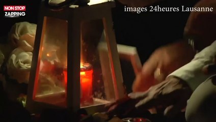 Johnny Hallyday : Laeticia, Jade et Joy se recueillent sur sa tombe à Saint-Barth (vidéo)