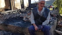 Tosya'da Evi Yanan Köylü ve Ailesi Verilen Sözlerin Yerine Getirilmesini İstiyor