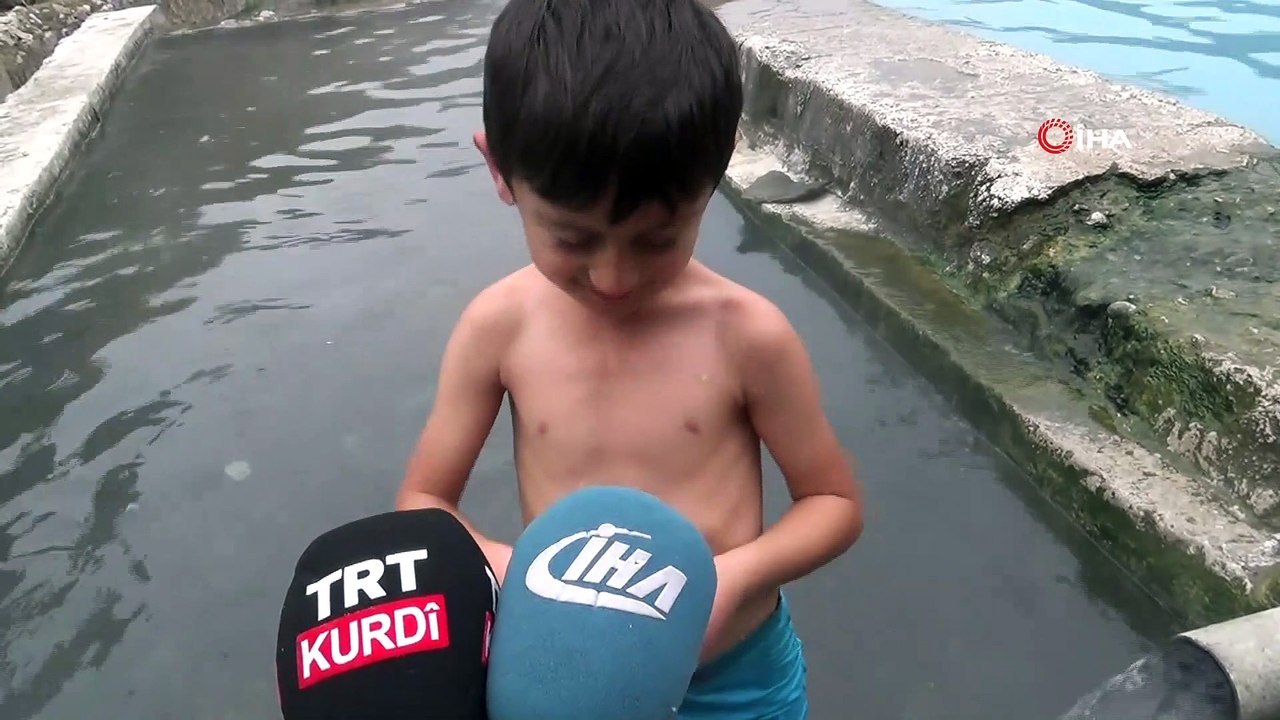 Beytüşşebap'taki Zümrüt Kaplıcaları kışın da zi...