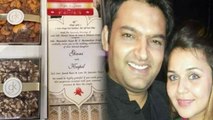 Kapil Sharma & Ginni Wedding : Special sweets & Invitation for Bollywood celebs | FilmiBeat